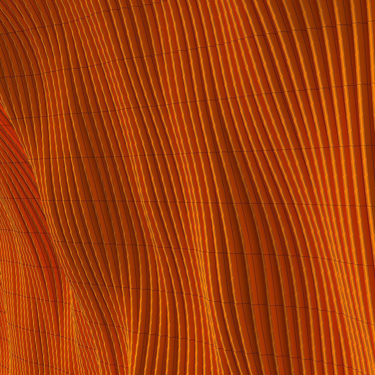 Parametric panel wood rail n2 3D model_14