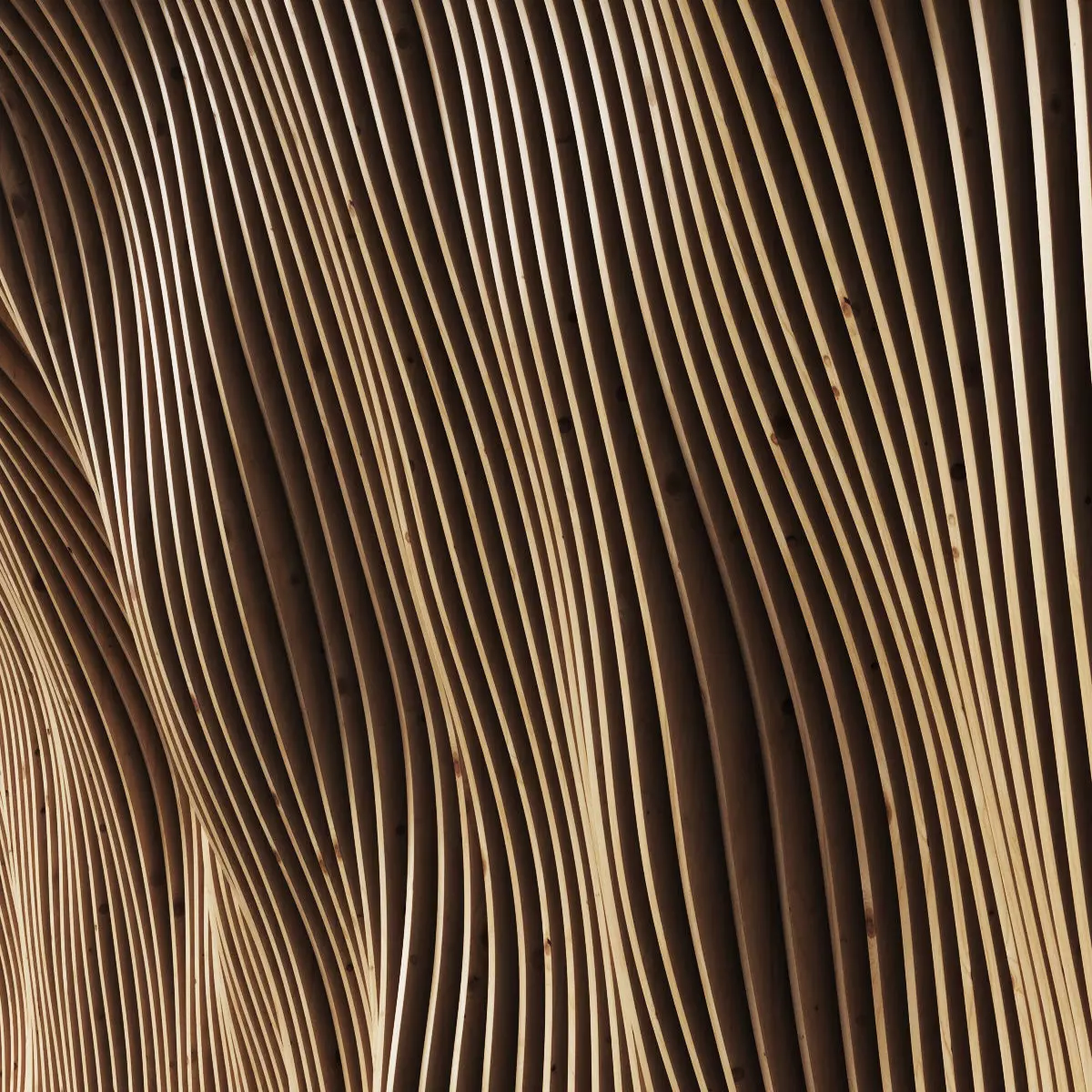 Parametric panel wood rail n2 3D model_0