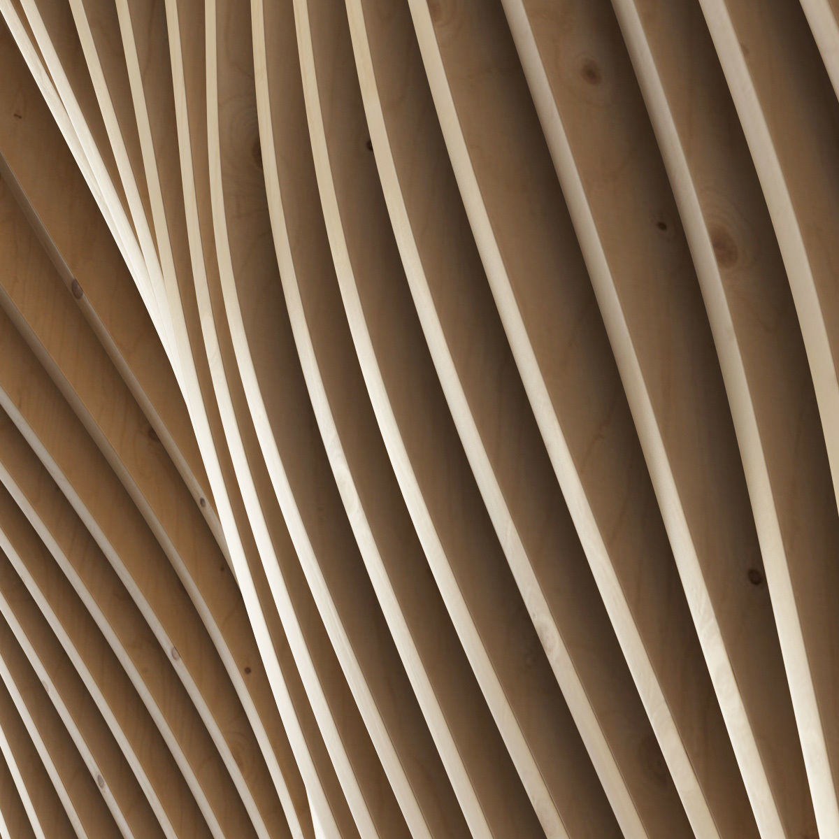 Parametric panel wood rail n2 3D model_10