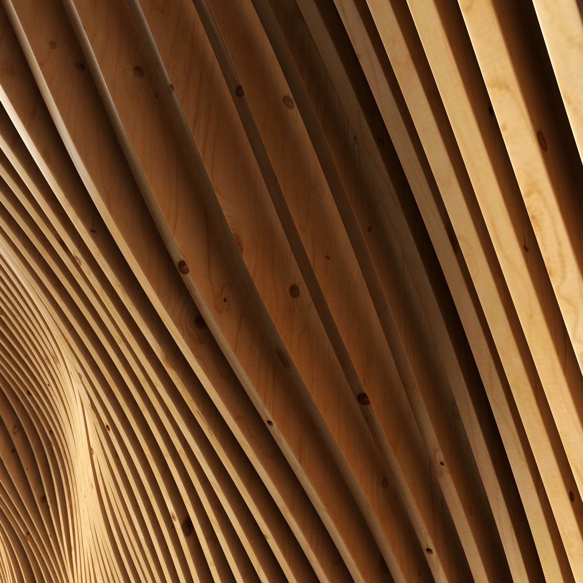 Parametric panel wood rail n2 3D model_5