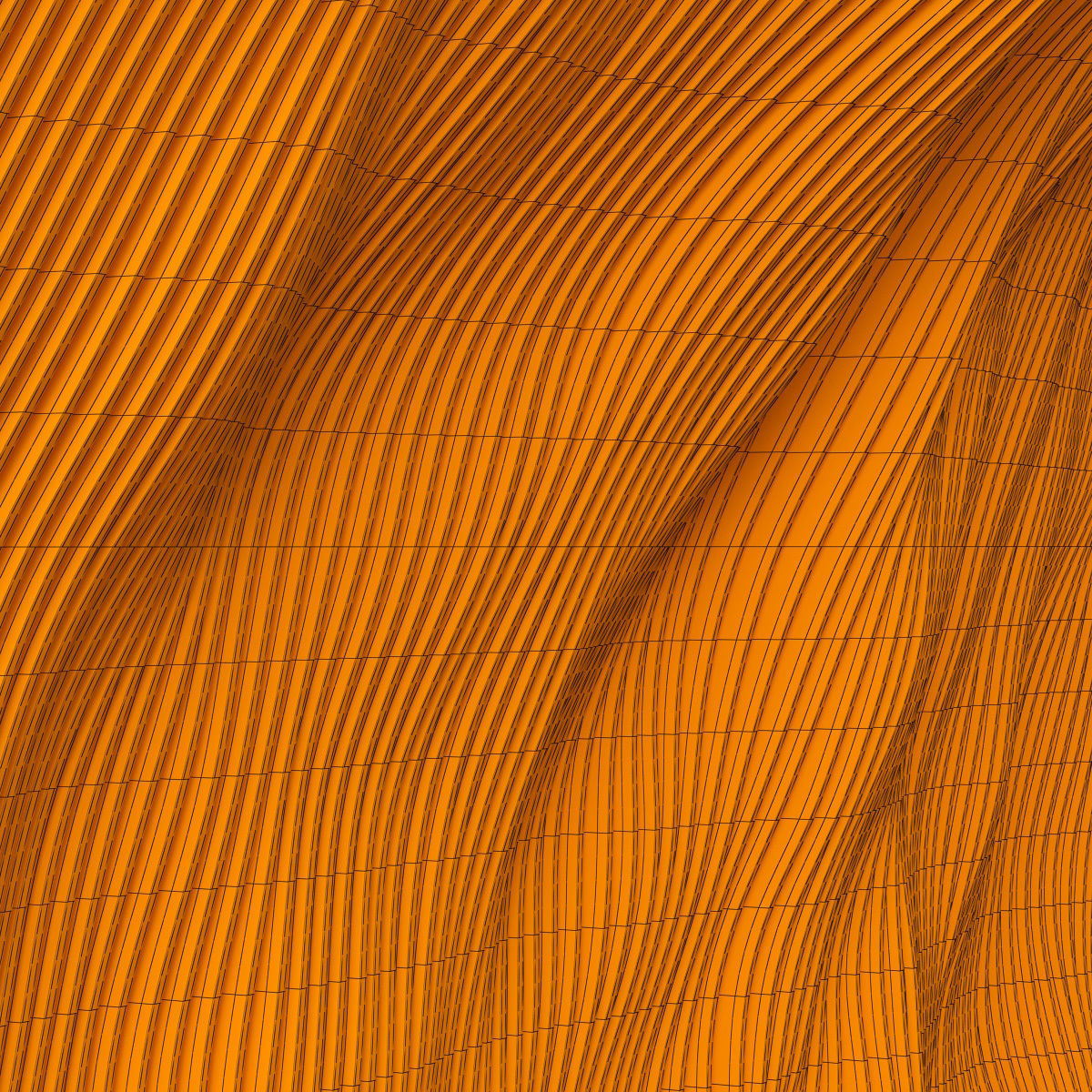 Parametric panel wood rail n2 3D model_15