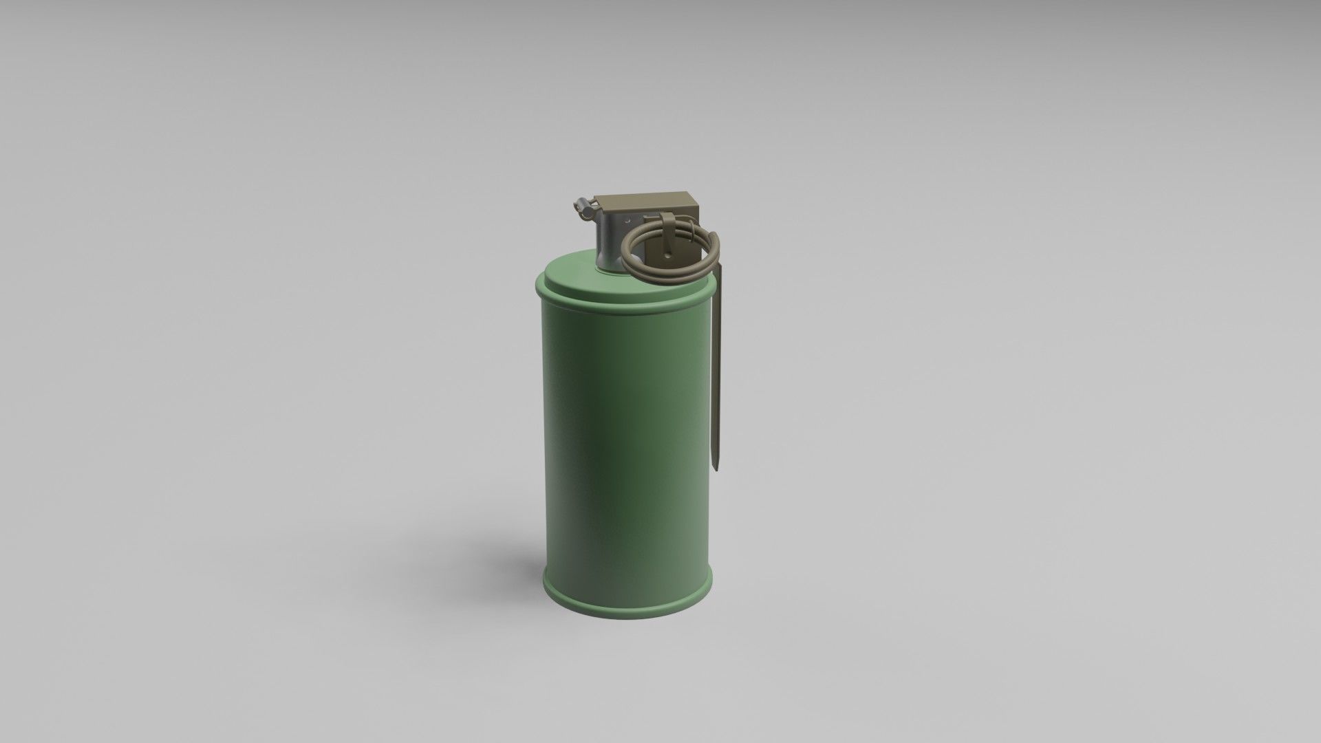 3D Smoke Grenade Military Model  Low-poly 3D model_2