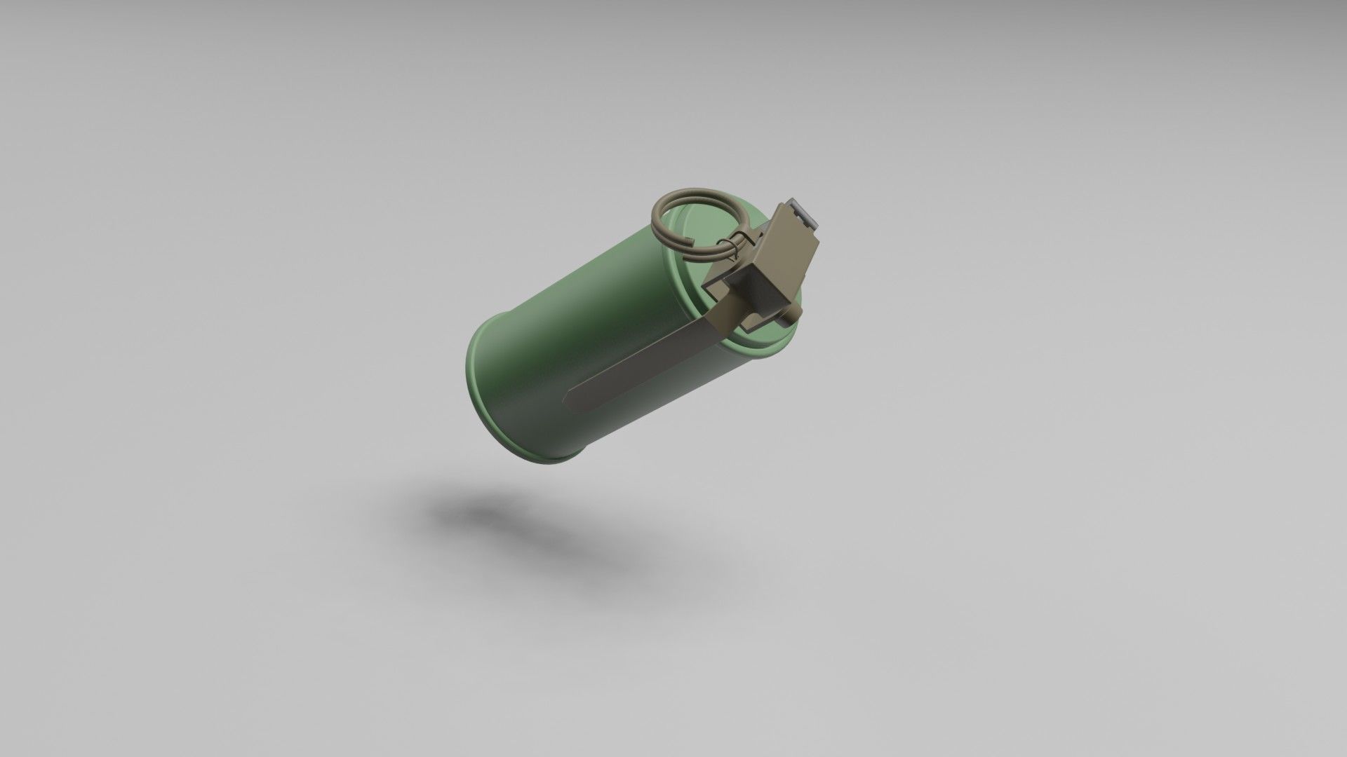 3D Smoke Grenade Military Model  Low-poly 3D model_6