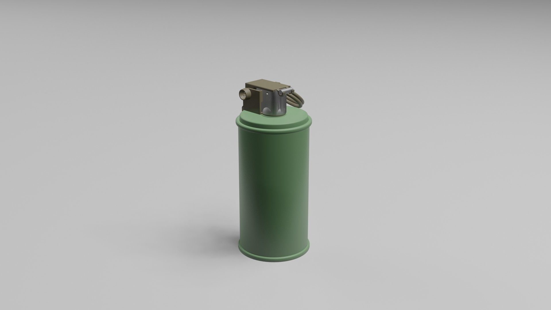3D Smoke Grenade Military Model  Low-poly 3D model_3