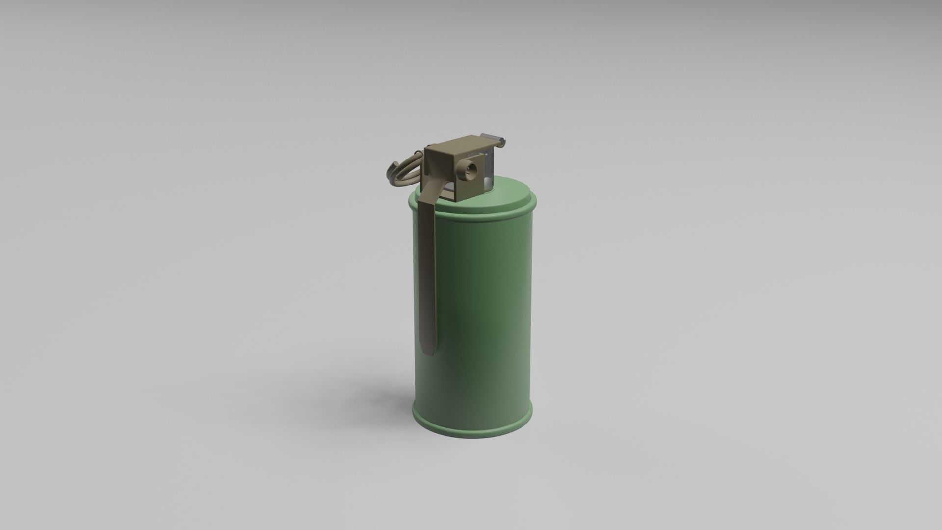 3D Smoke Grenade Military Model  Low-poly 3D model_4
