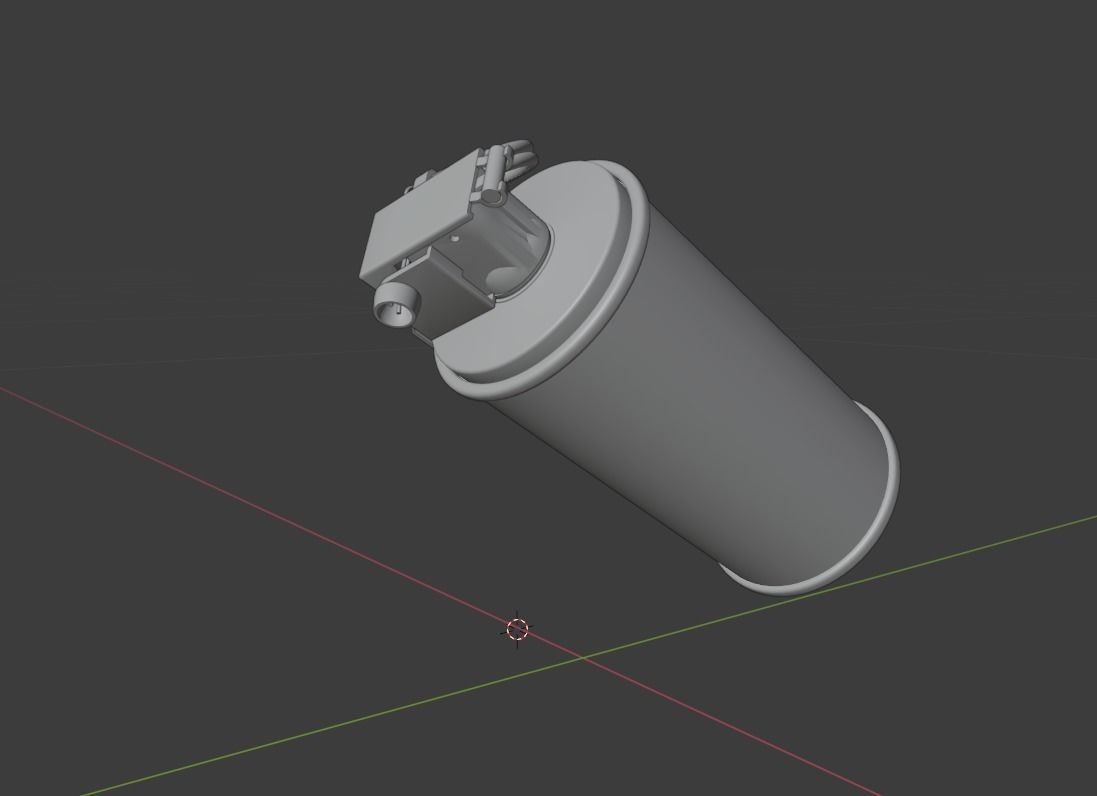 3D Smoke Grenade Military Model  Low-poly 3D model_18