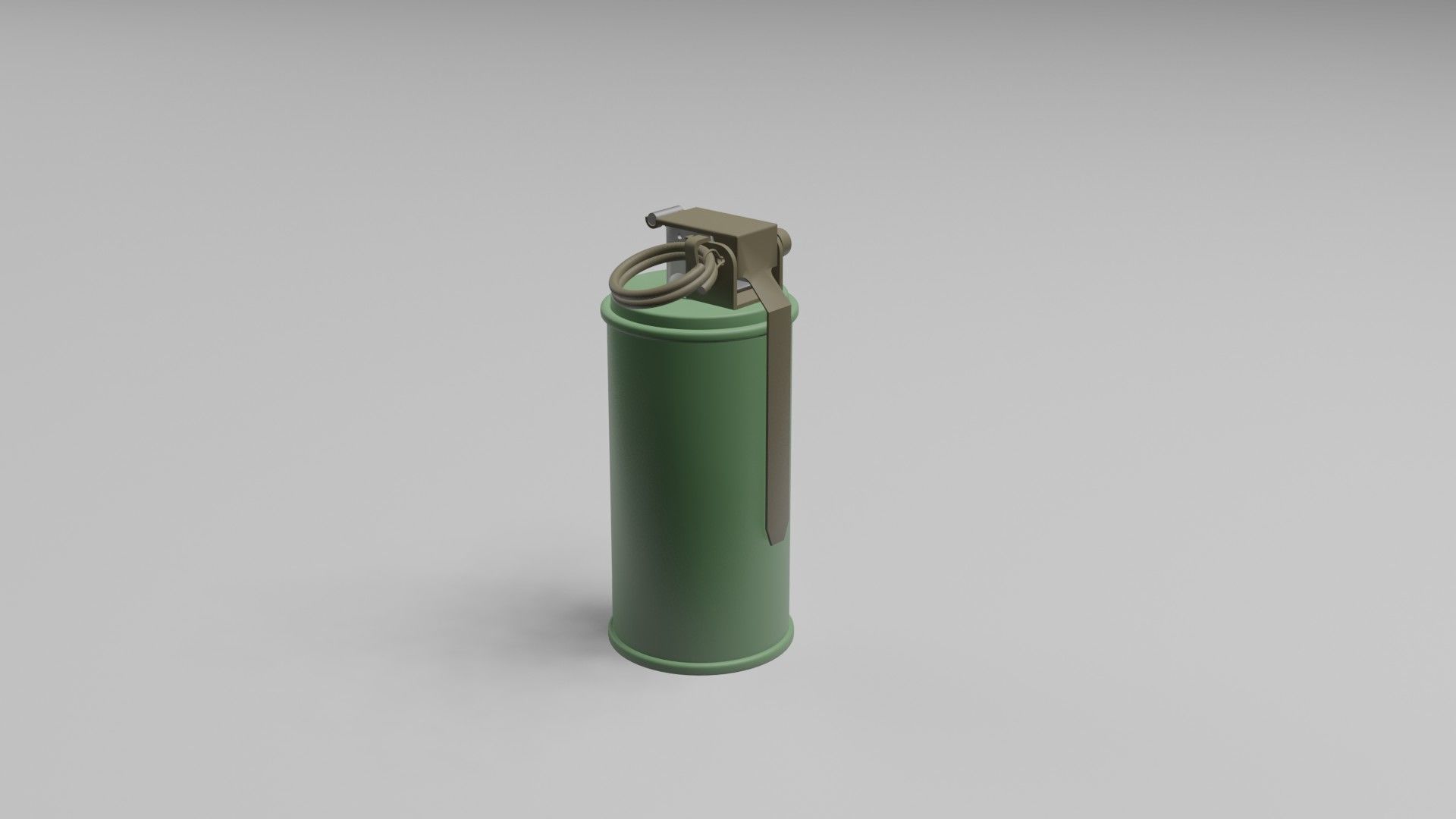 3D Smoke Grenade Military Model  Low-poly 3D model_1