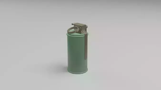 3D Smoke Grenade Military Model 