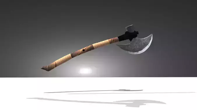 AXE 3D MODEL with shadow