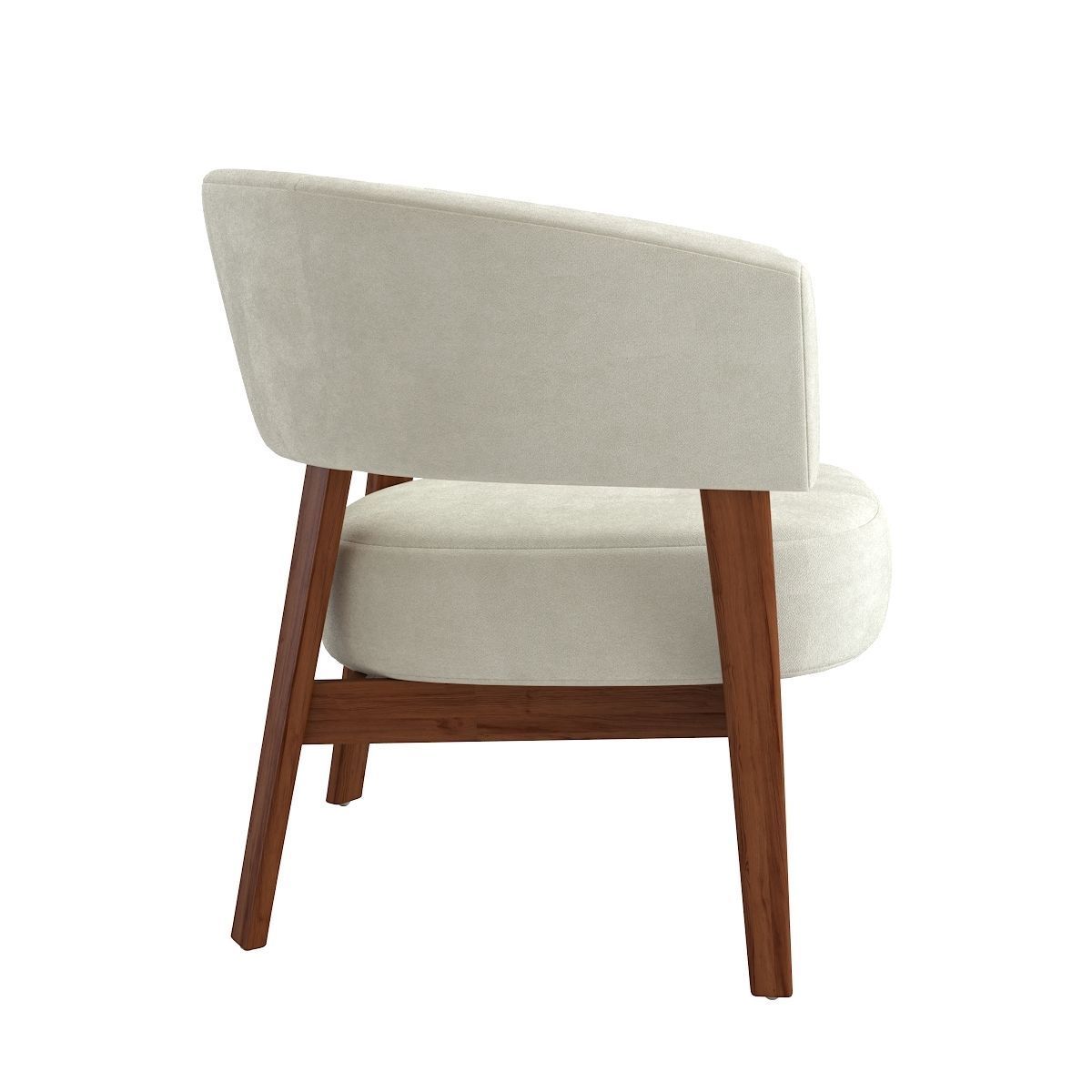 West elm juno chair 3D model_3