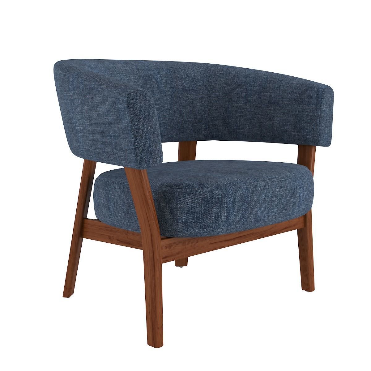 West elm juno chair 3D model_1