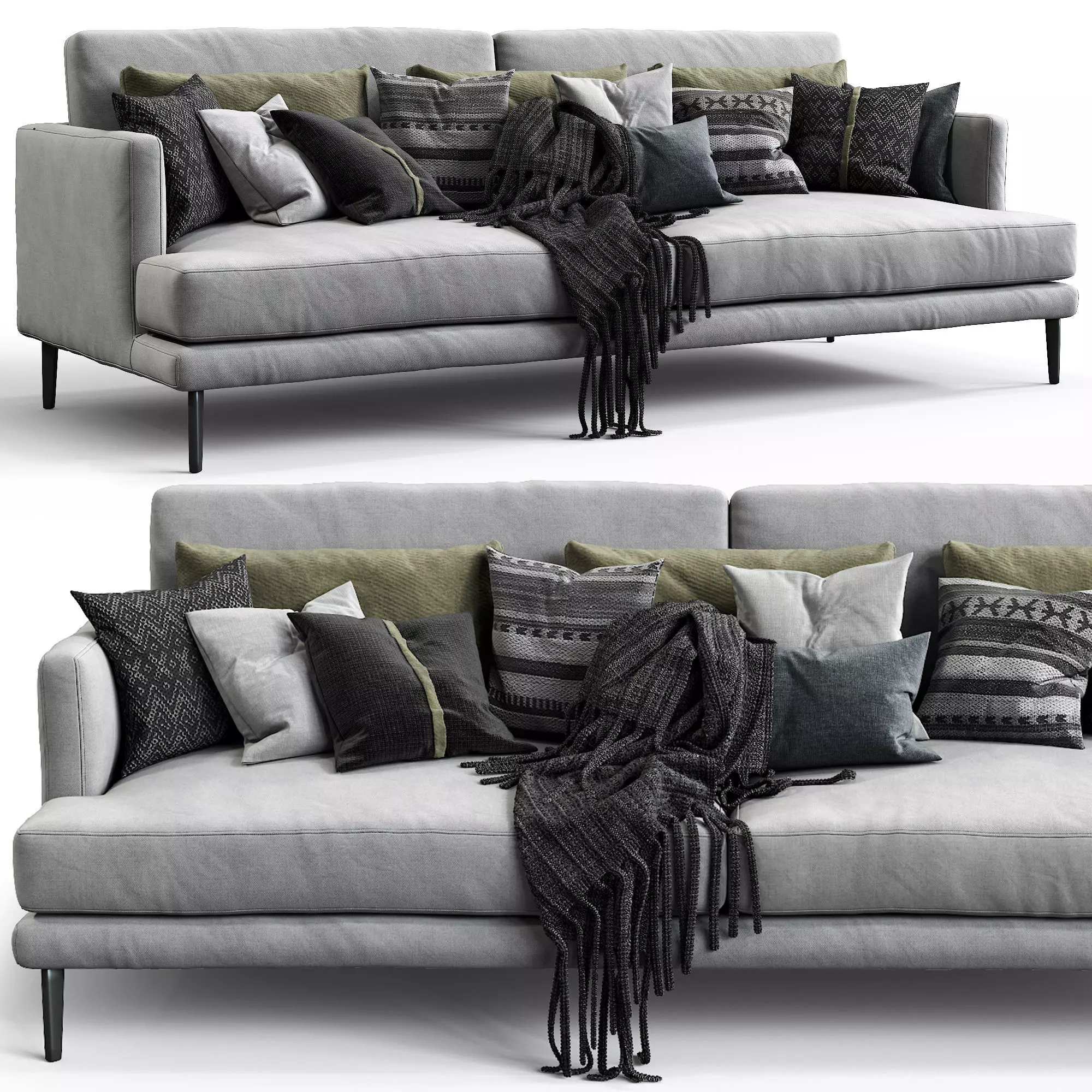 Bonaldo Sofa Paraiso 3D model_0