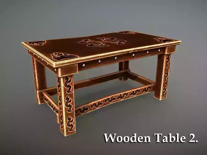 Wooden Table 2