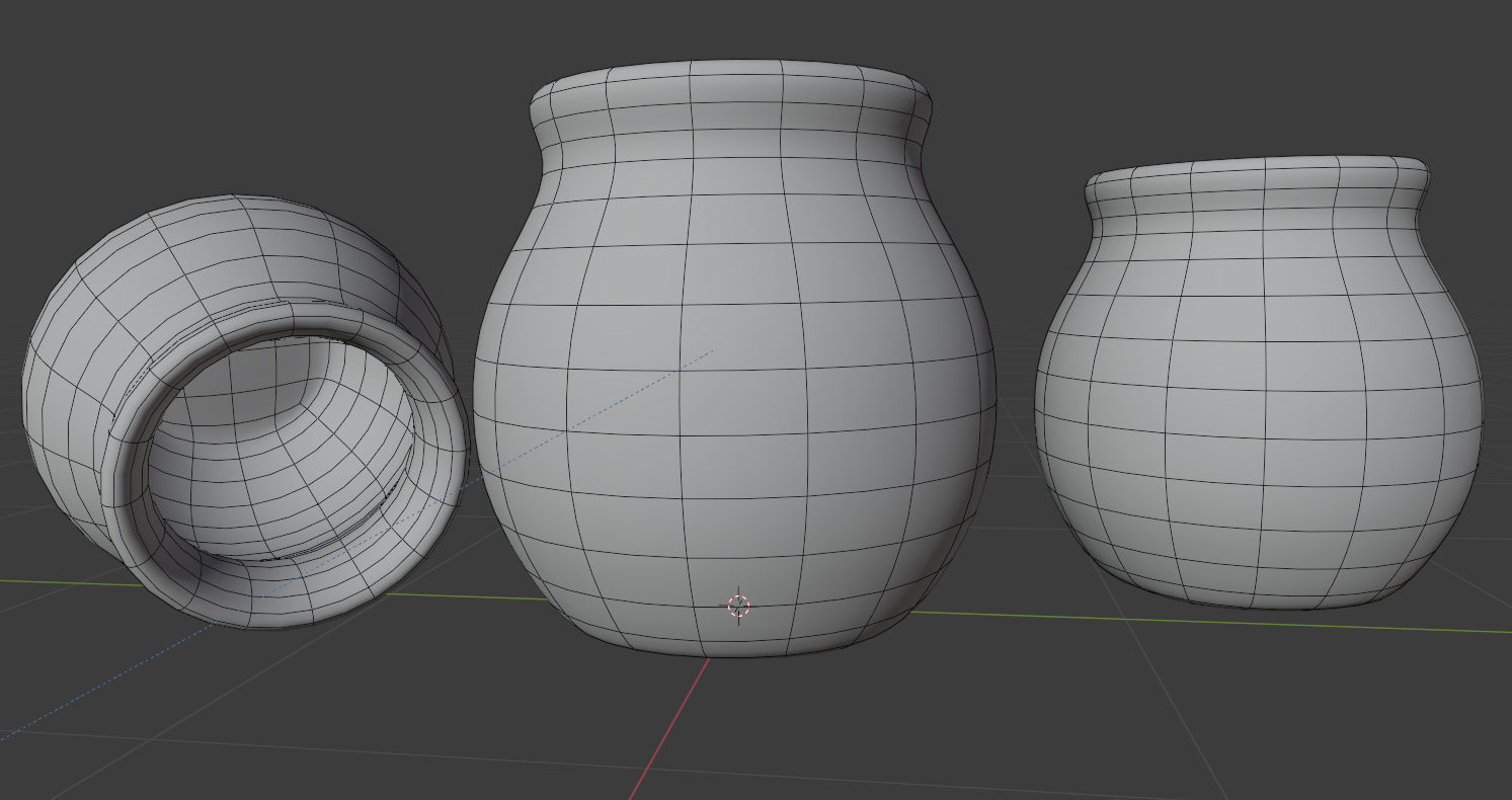 Ancient Vase Low-poly 3D model_2