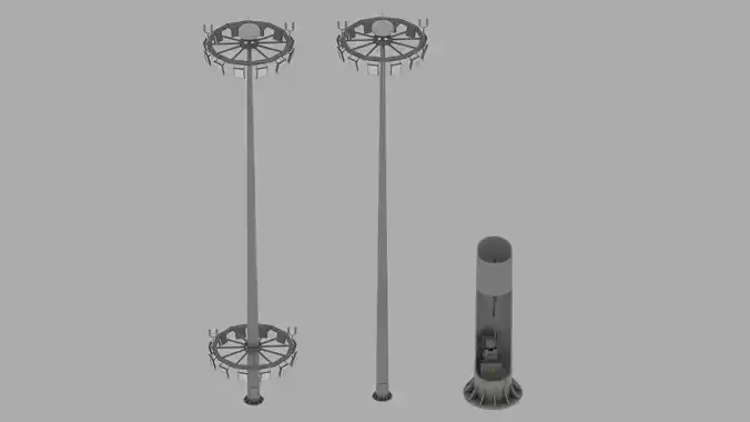 lighting stand 3D model