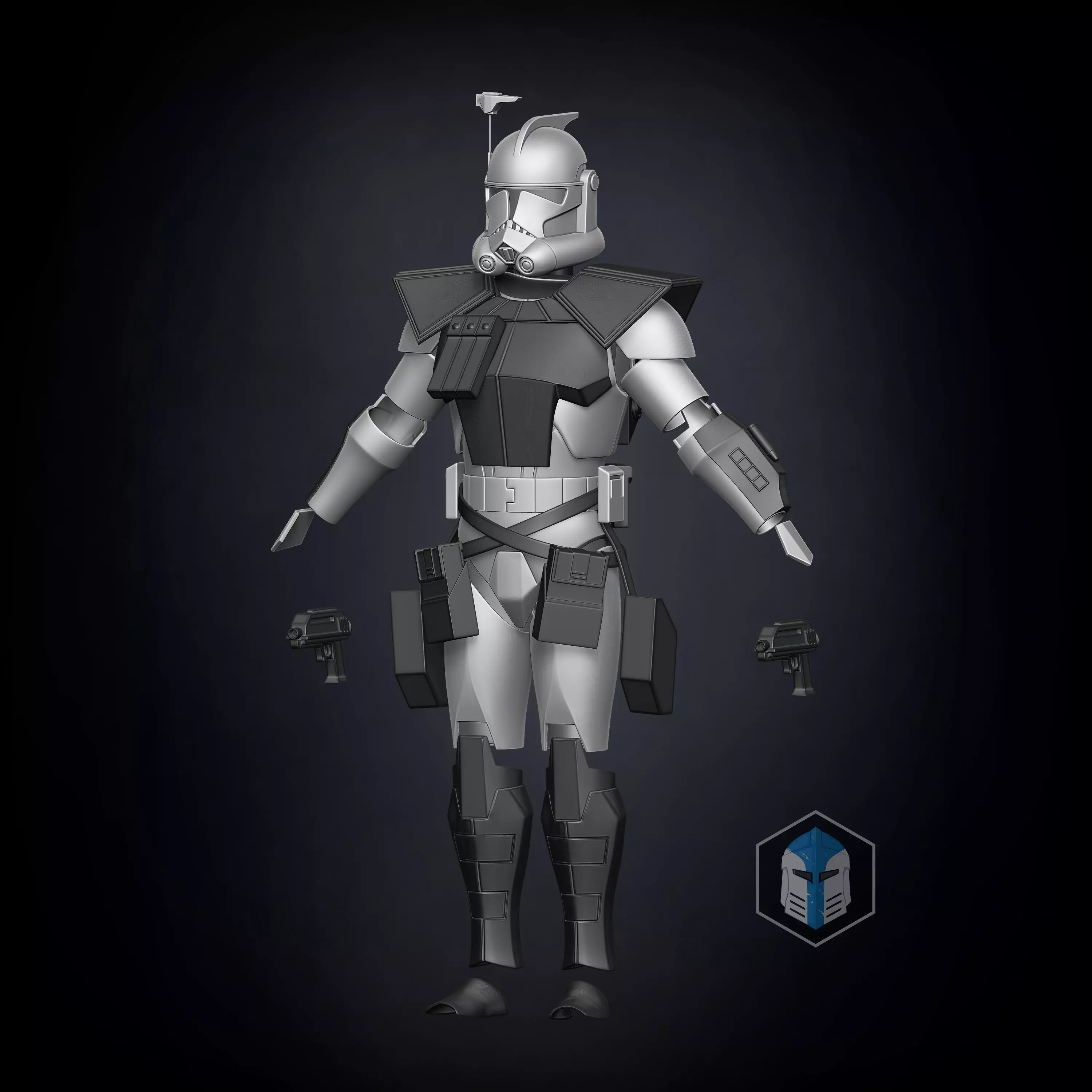 Animated ARC Trooper Armor Accessories 3D print model_0