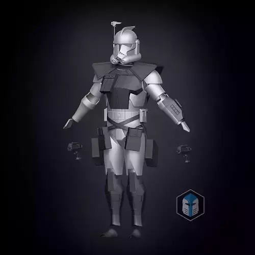 Animated ARC Trooper Armor Accessories 3D print model