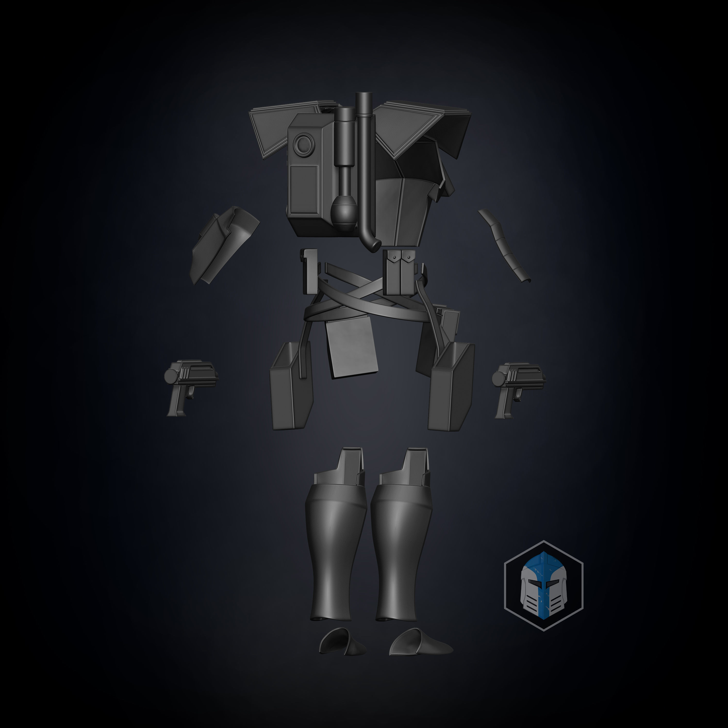 Animated ARC Trooper Armor Accessories 3D print model_6