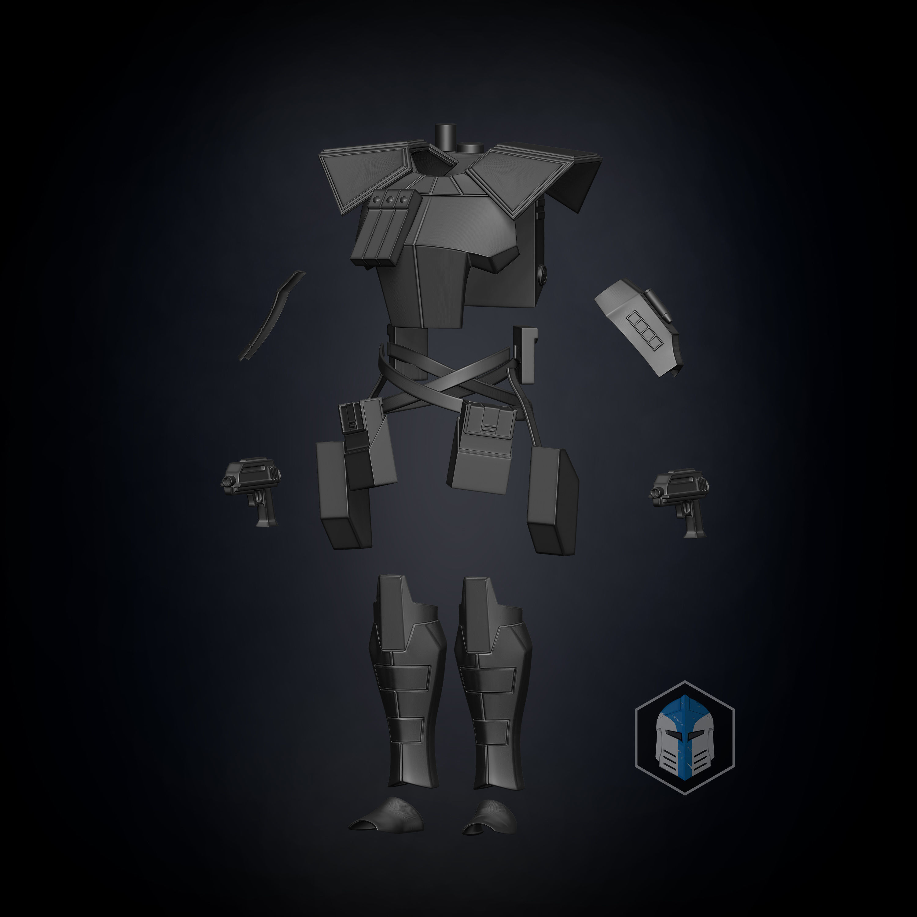 Animated ARC Trooper Armor Accessories 3D print model_5