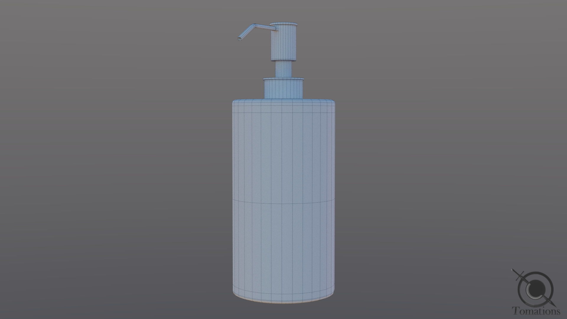Soap Dispenser Low-poly 3D model_11