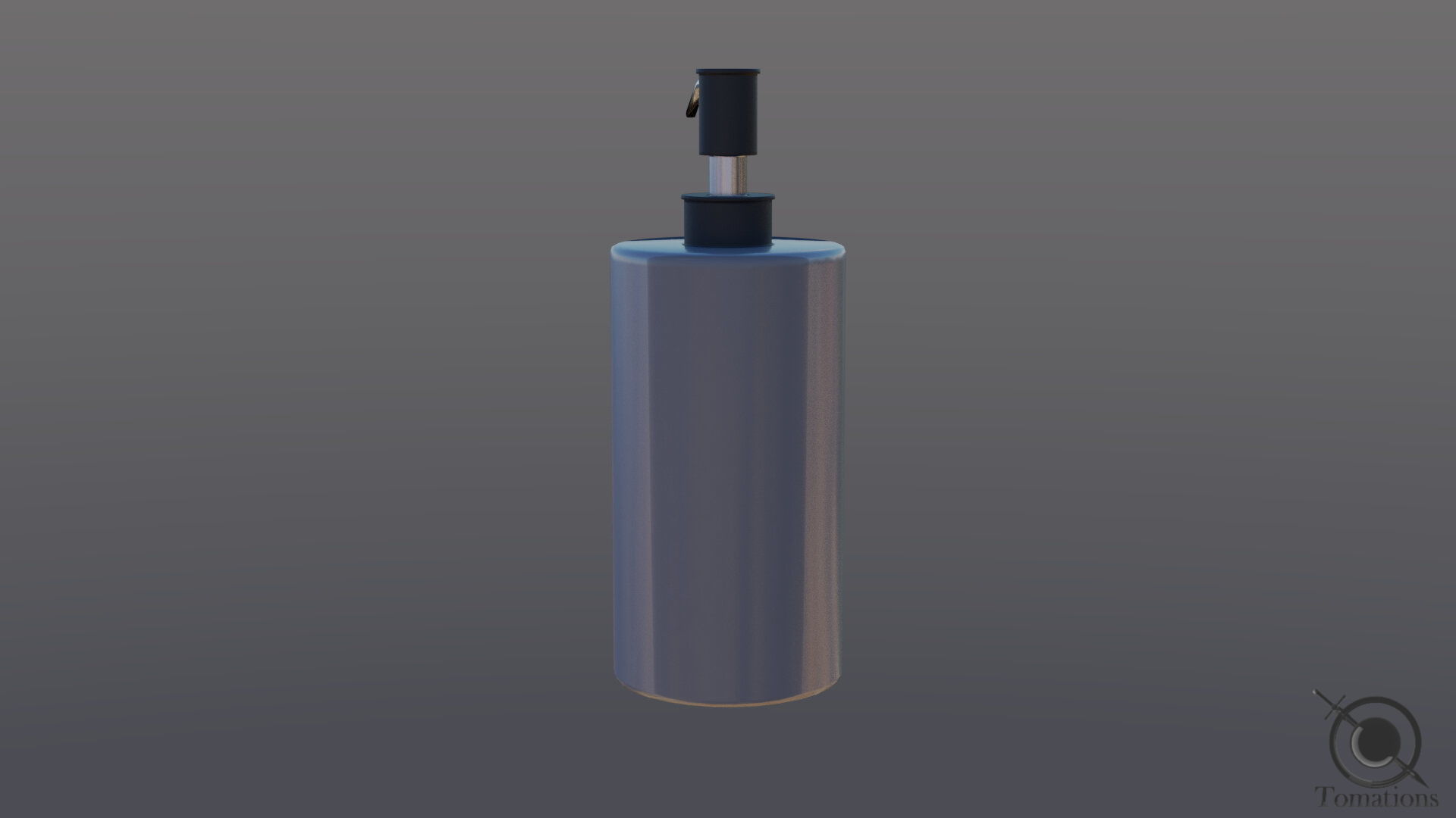 Soap Dispenser Low-poly 3D model_6