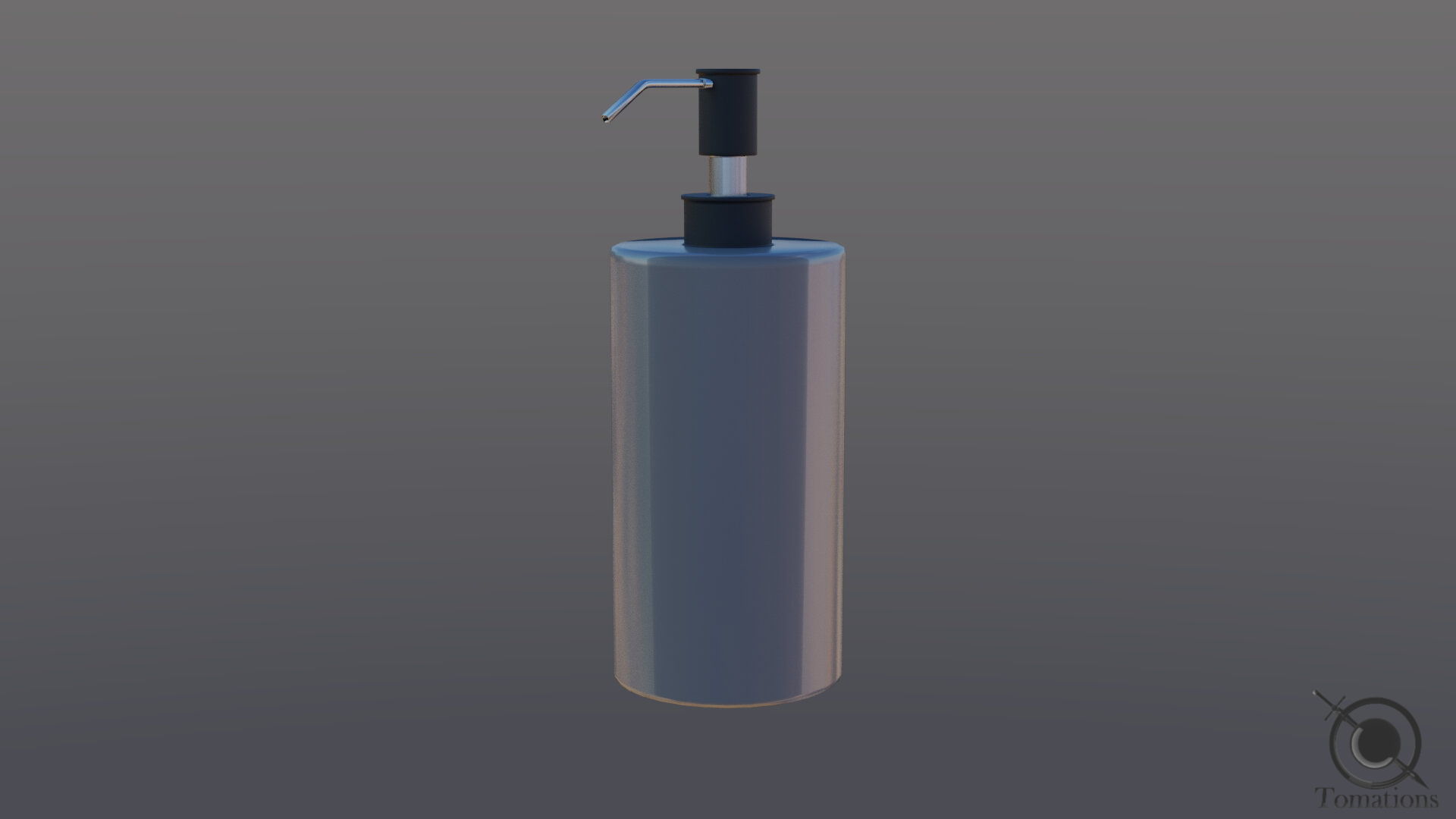 Soap Dispenser Low-poly 3D model_4