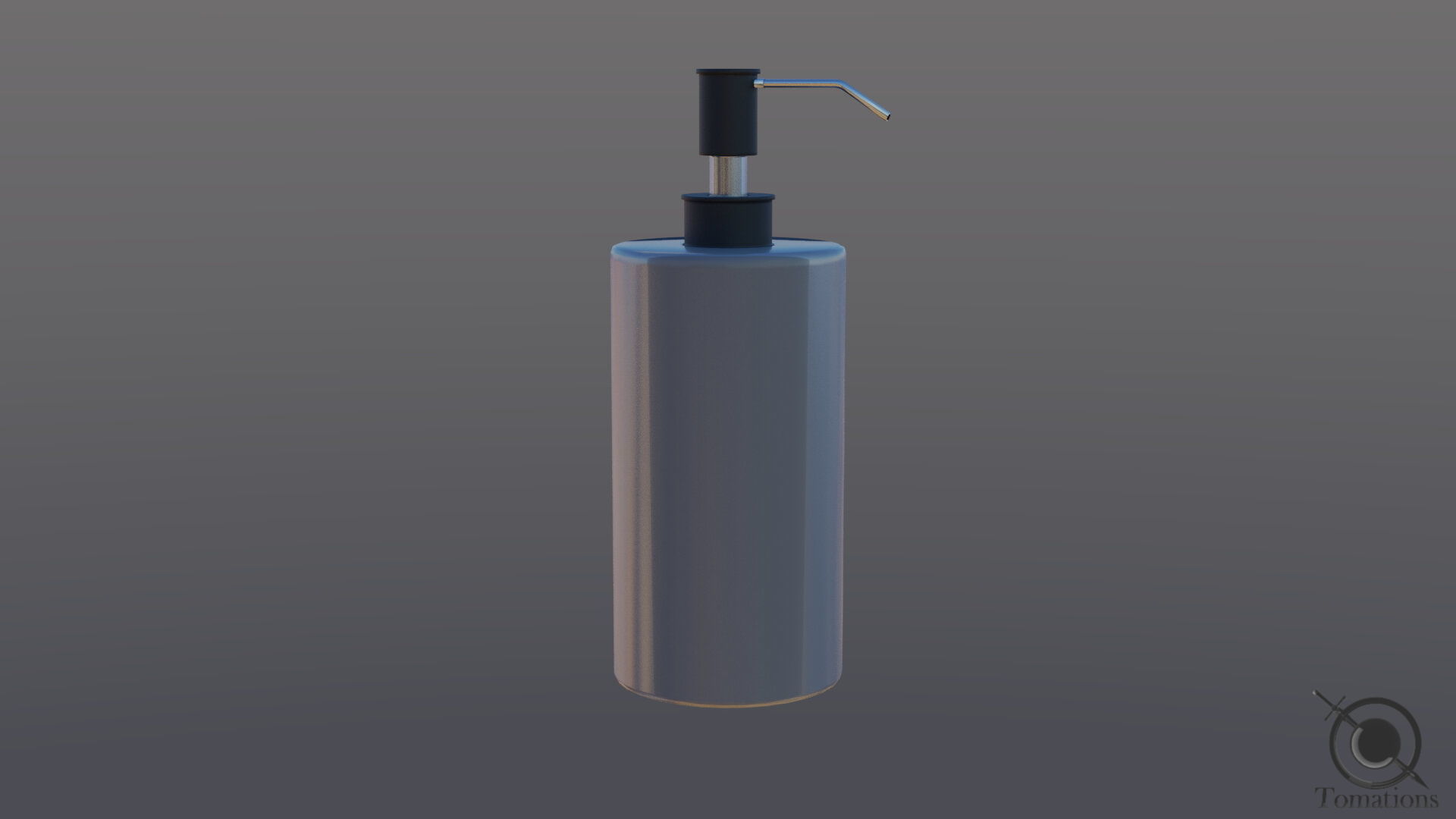 Soap Dispenser Low-poly 3D model_8