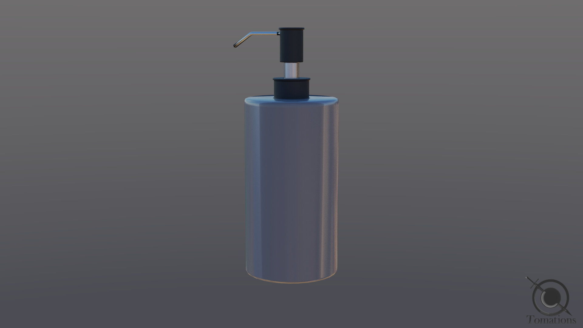 Soap Dispenser Low-poly 3D model_5