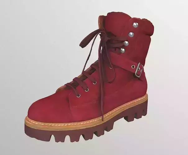 Unutzer shoe Low-poly 3D model