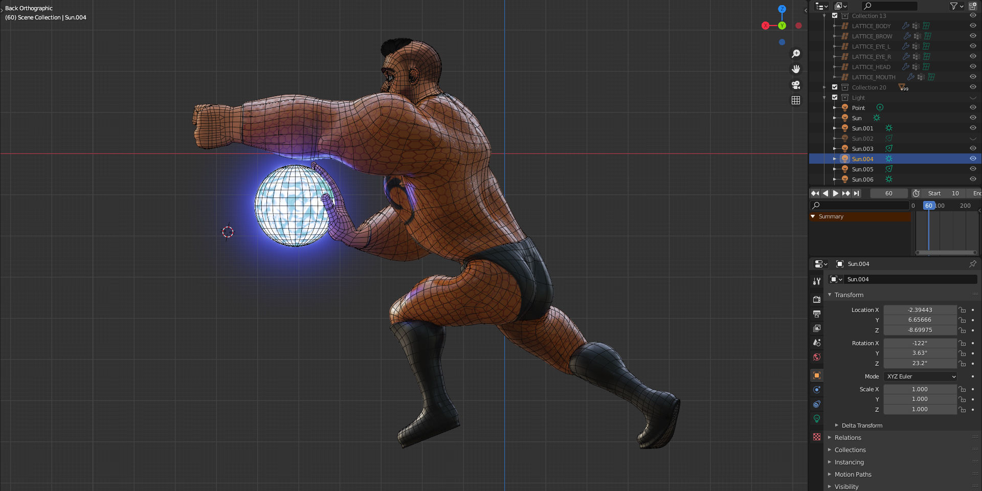 Rigged Stylized Character Man - Hecxa - Blender 3D model_11