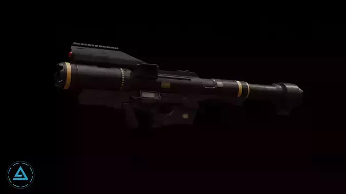FHJ-18 Launcher 3D model