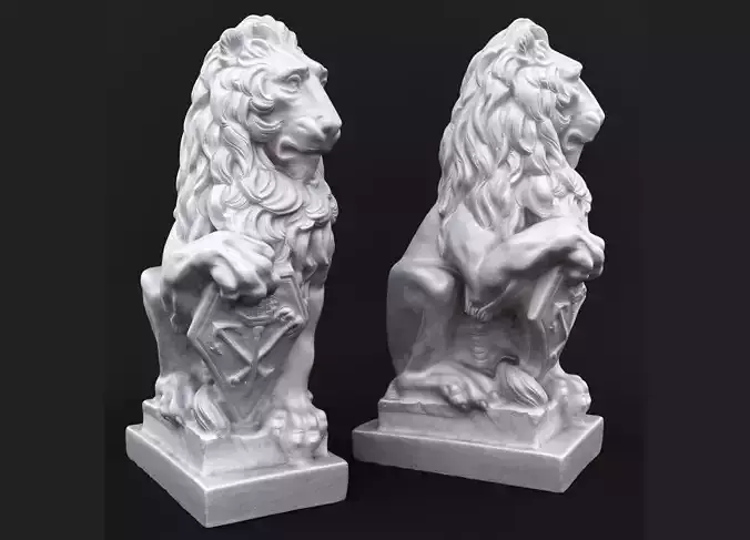 Lion sculpture