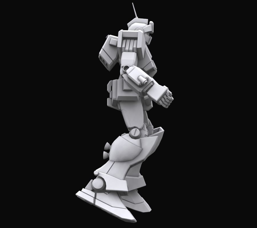 Gundam mobile suit MS RGM79 SC model 3D model_7