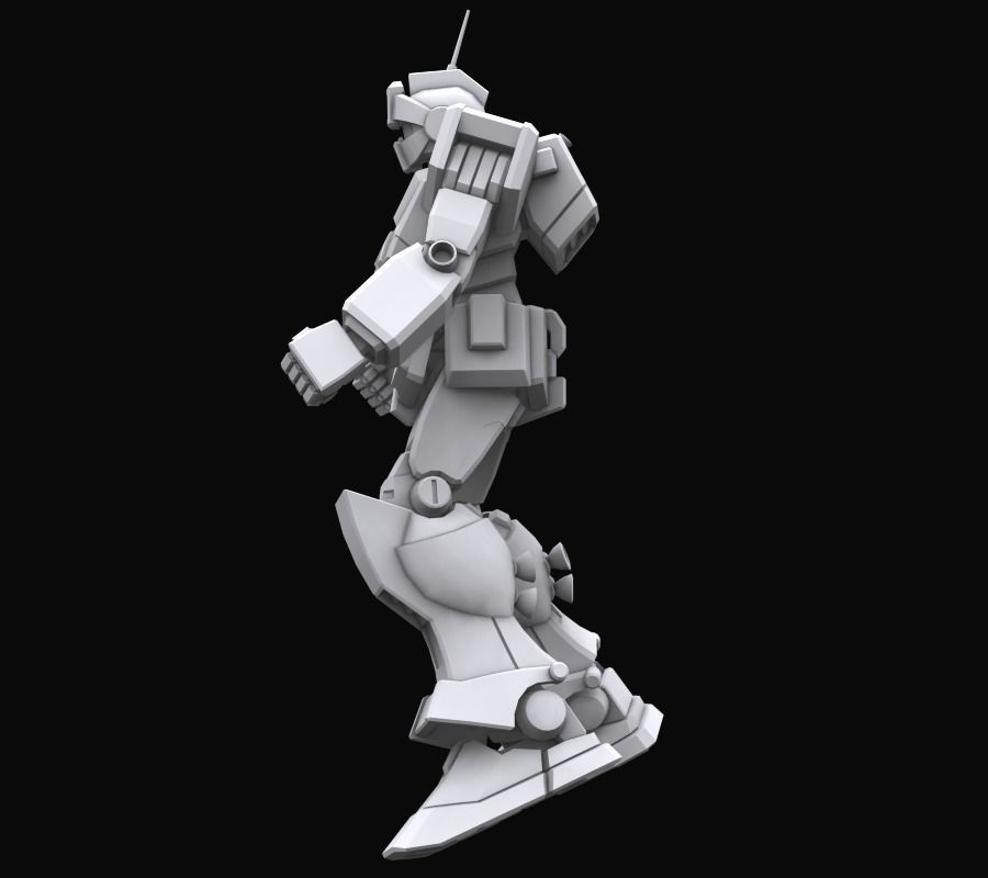 Gundam mobile suit MS RGM79 SC model 3D model_3