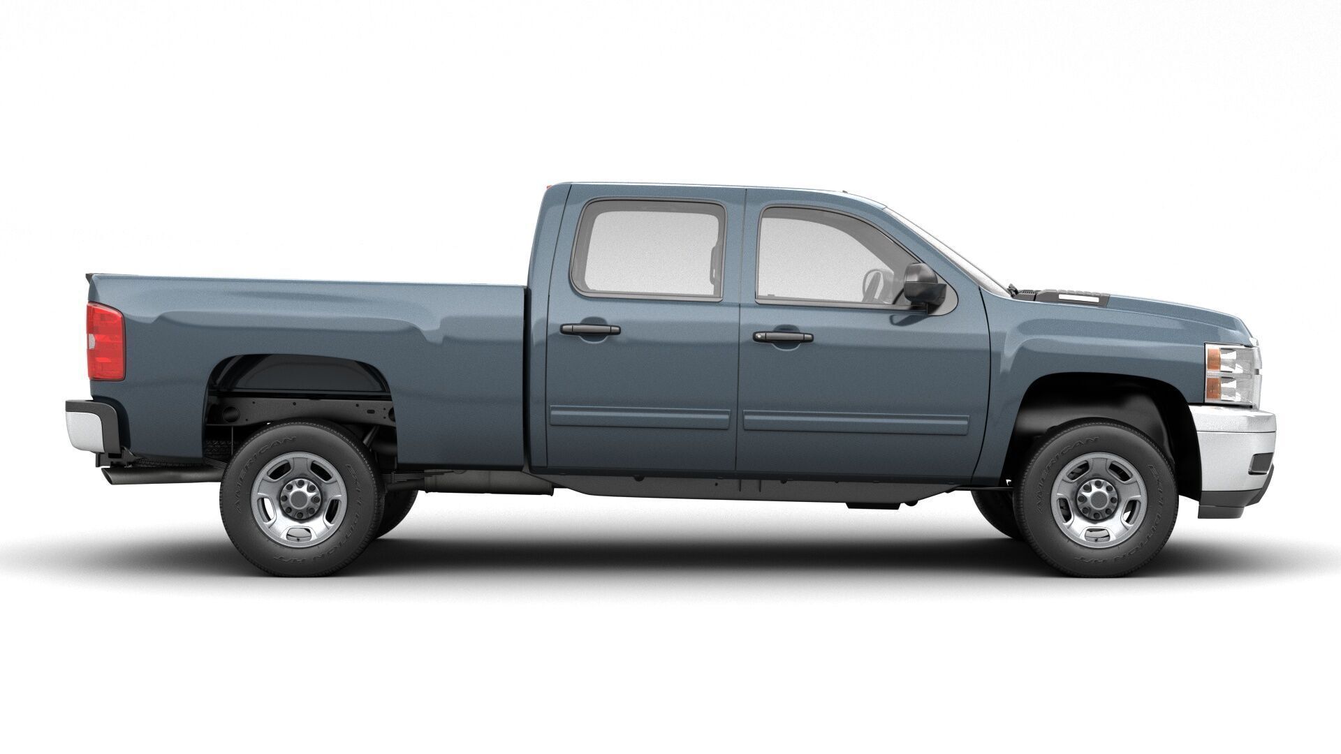 GENERIC CREW CAB PICKUP TRUCK 17 3D model_4