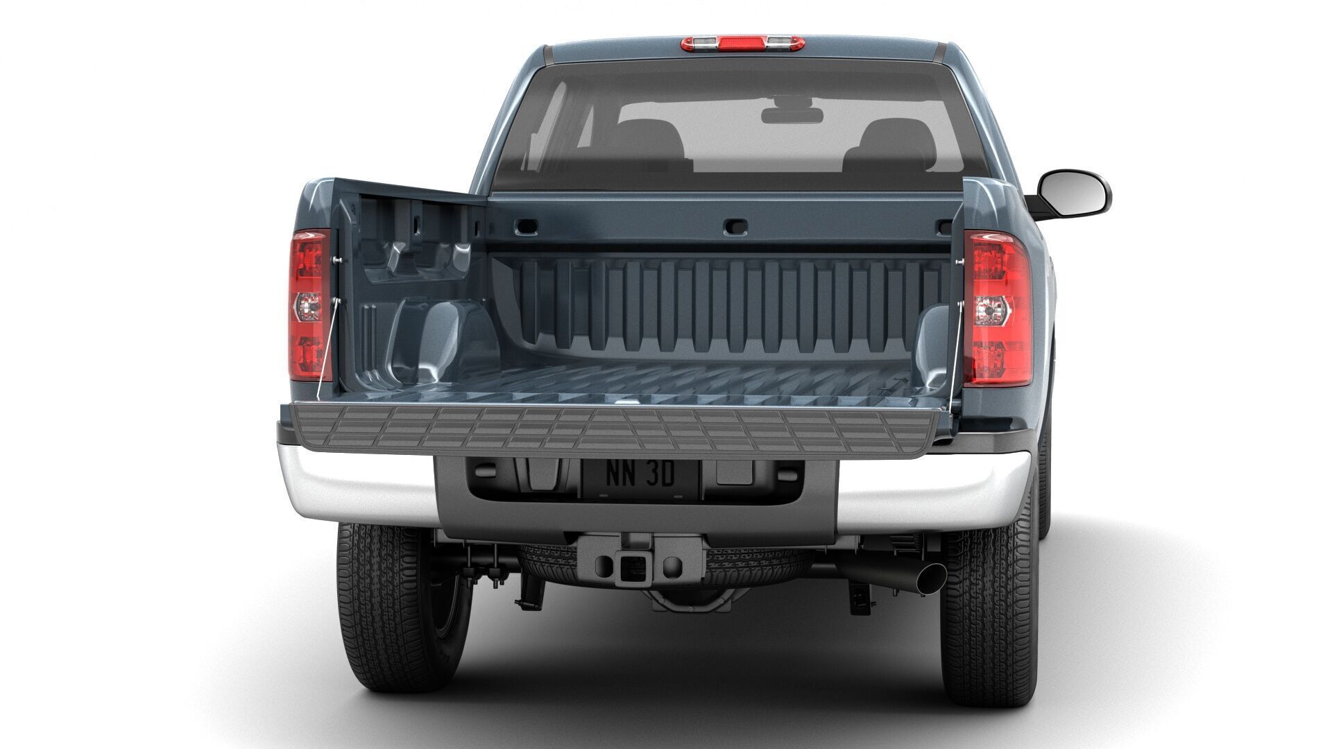 GENERIC CREW CAB PICKUP TRUCK 17 3D model_8