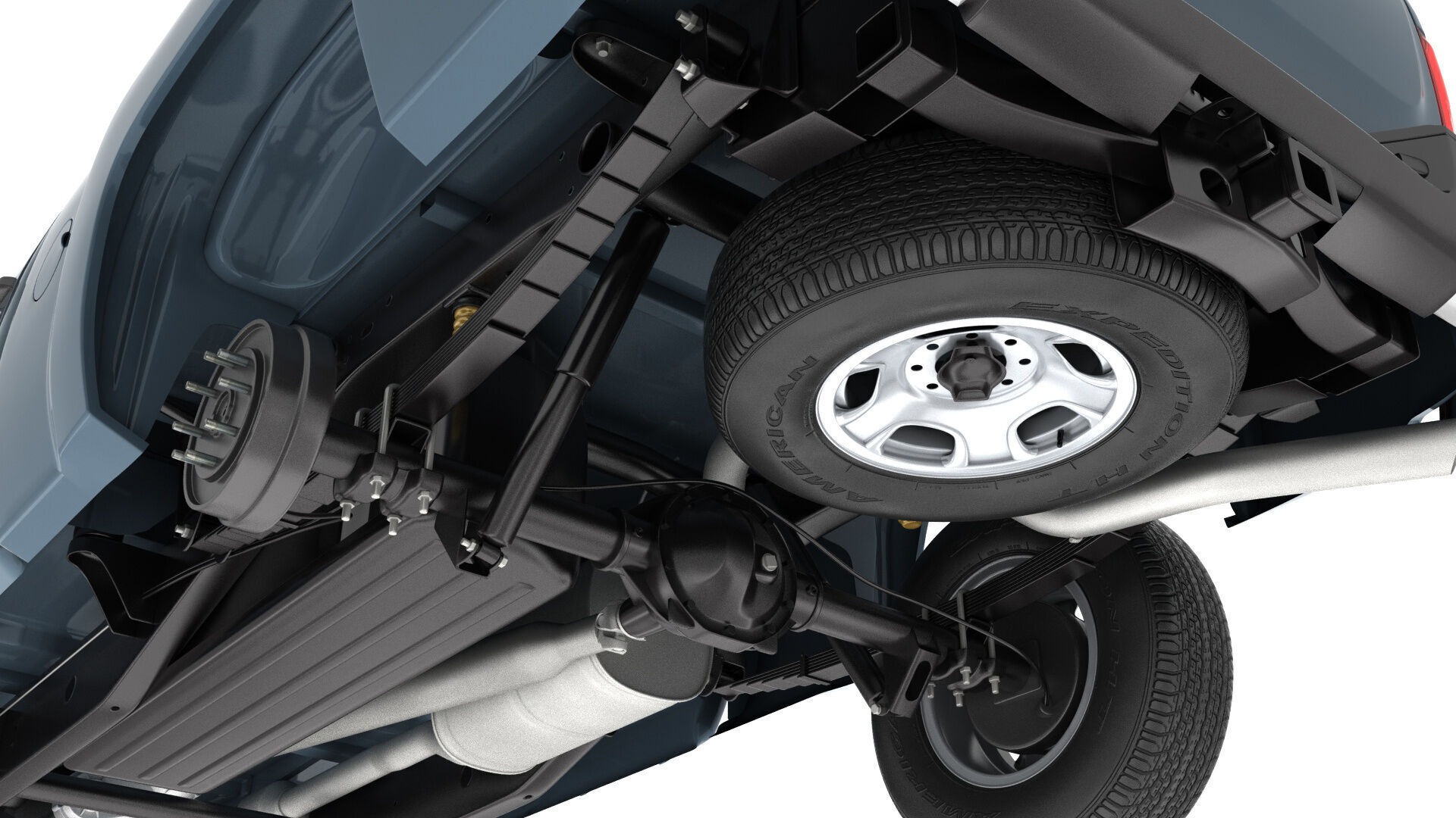 GENERIC CREW CAB PICKUP TRUCK 17 3D model_19