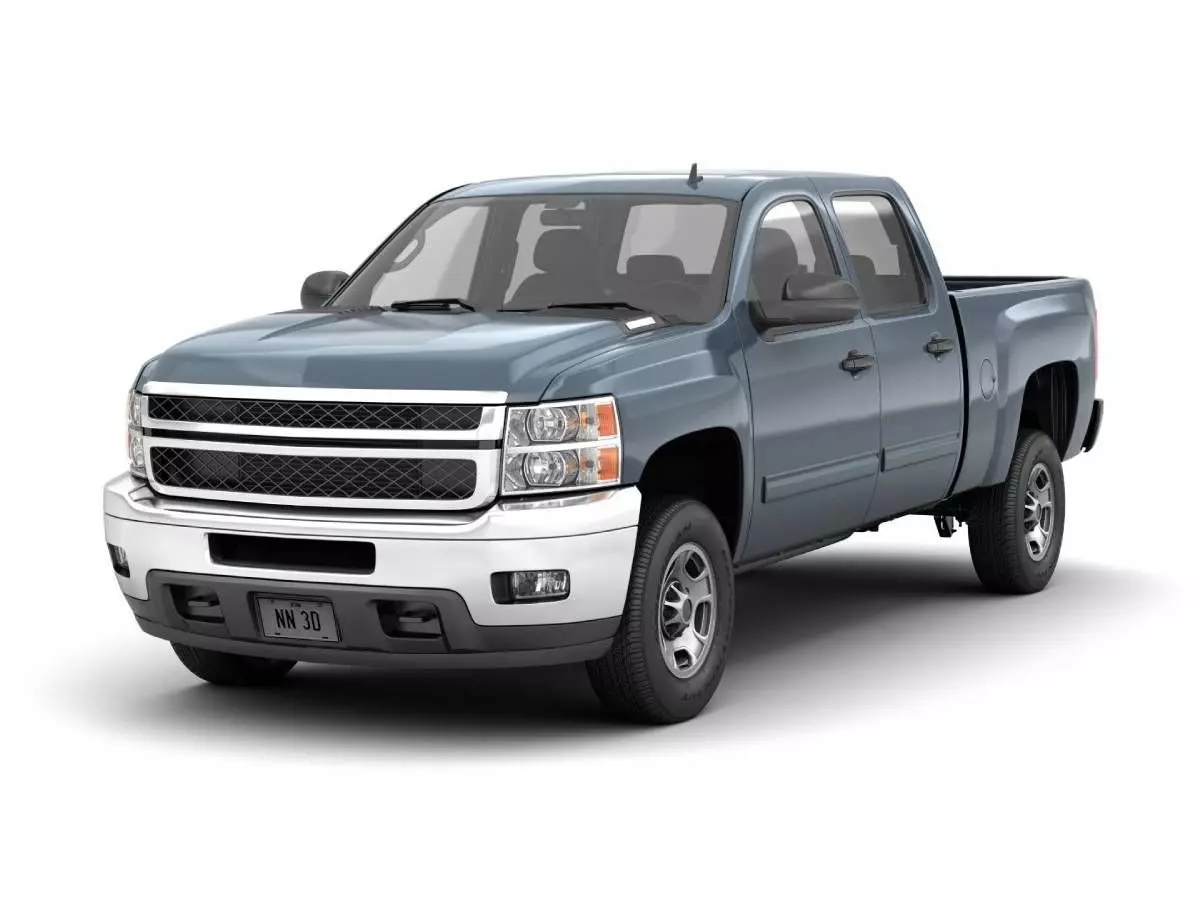 GENERIC CREW CAB PICKUP TRUCK 17 3D model_0