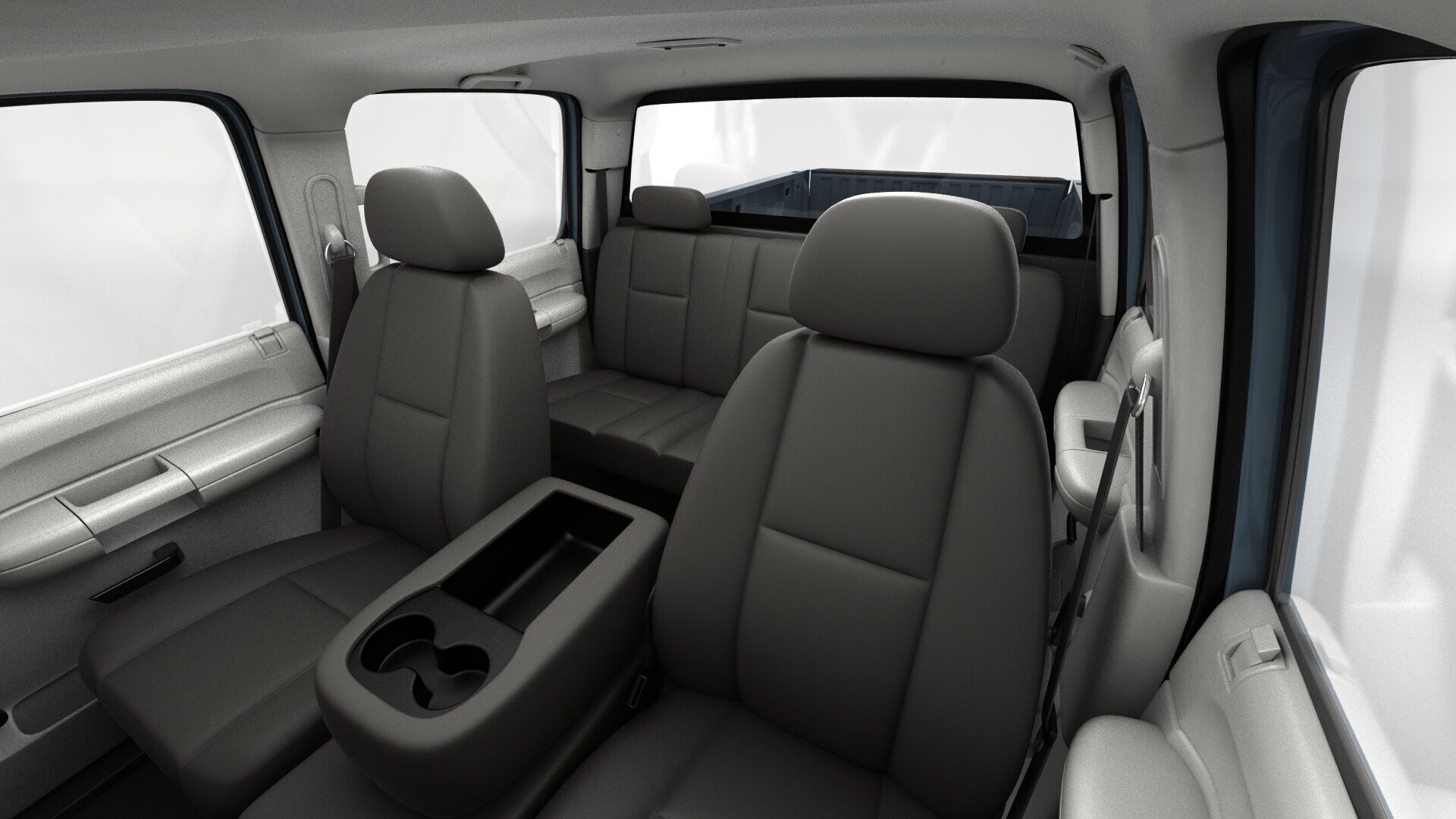 GENERIC CREW CAB PICKUP TRUCK 17 3D model_12