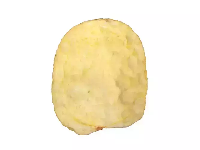 Photorealistic Potato Chip 3D Scan 3D model
