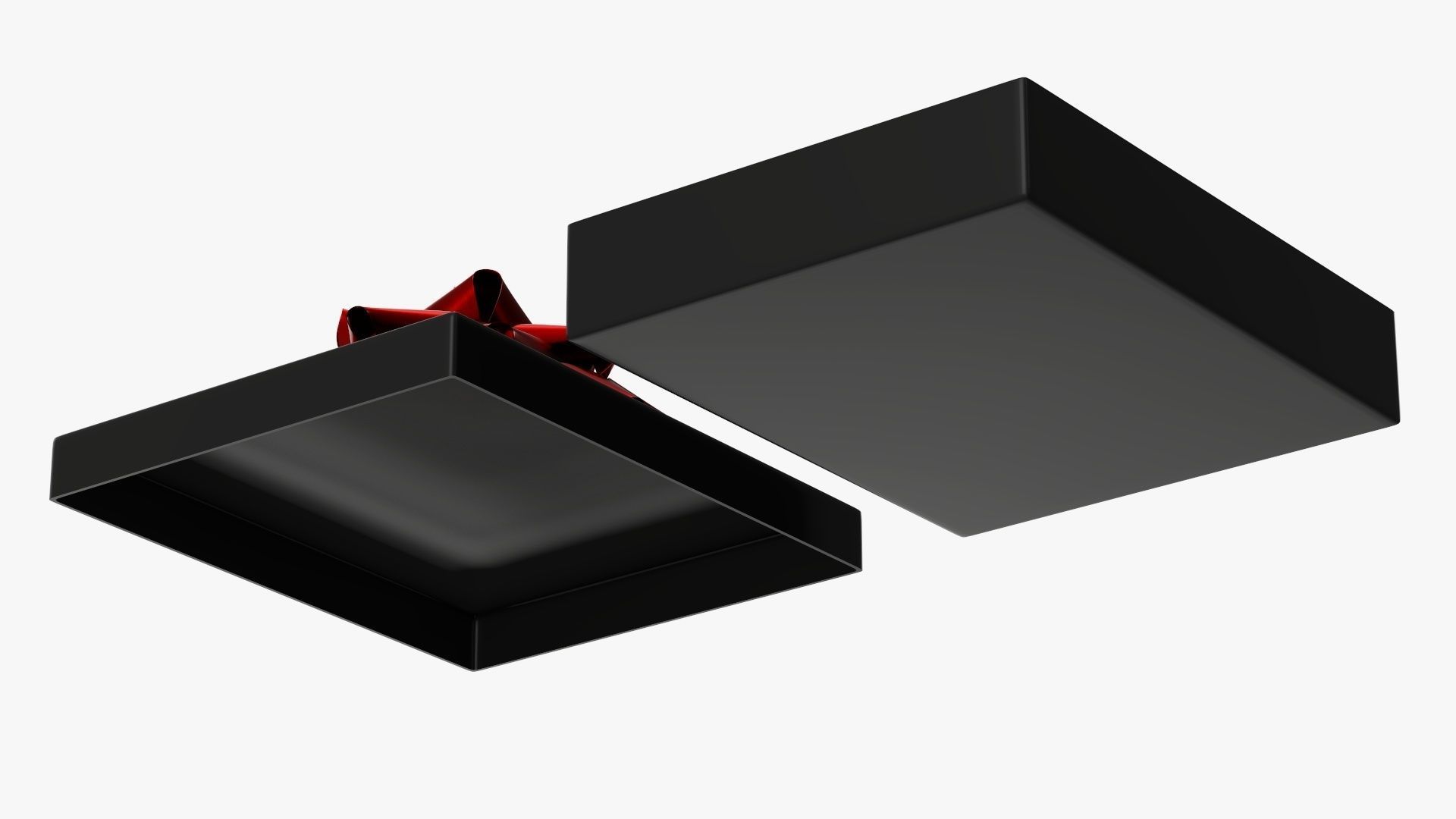 Christmas gift card with box 01 3D model_4