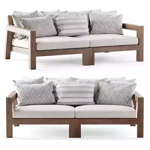 Lars daybed by Piet Boon 3D model