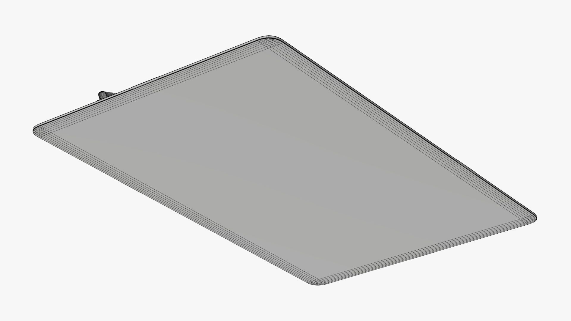 Gift card with ribbon Christmas 01 3D model_10