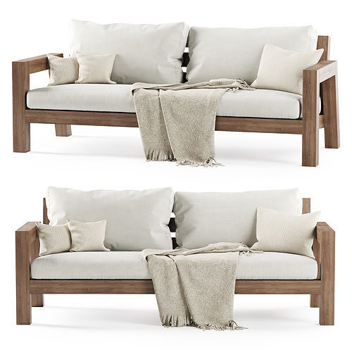 Lars couch by Piet Boon 3D model