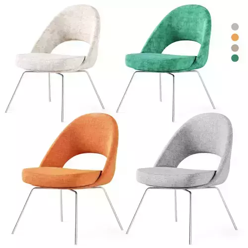Configure Saarinen Executive Chair Armless 3D model
