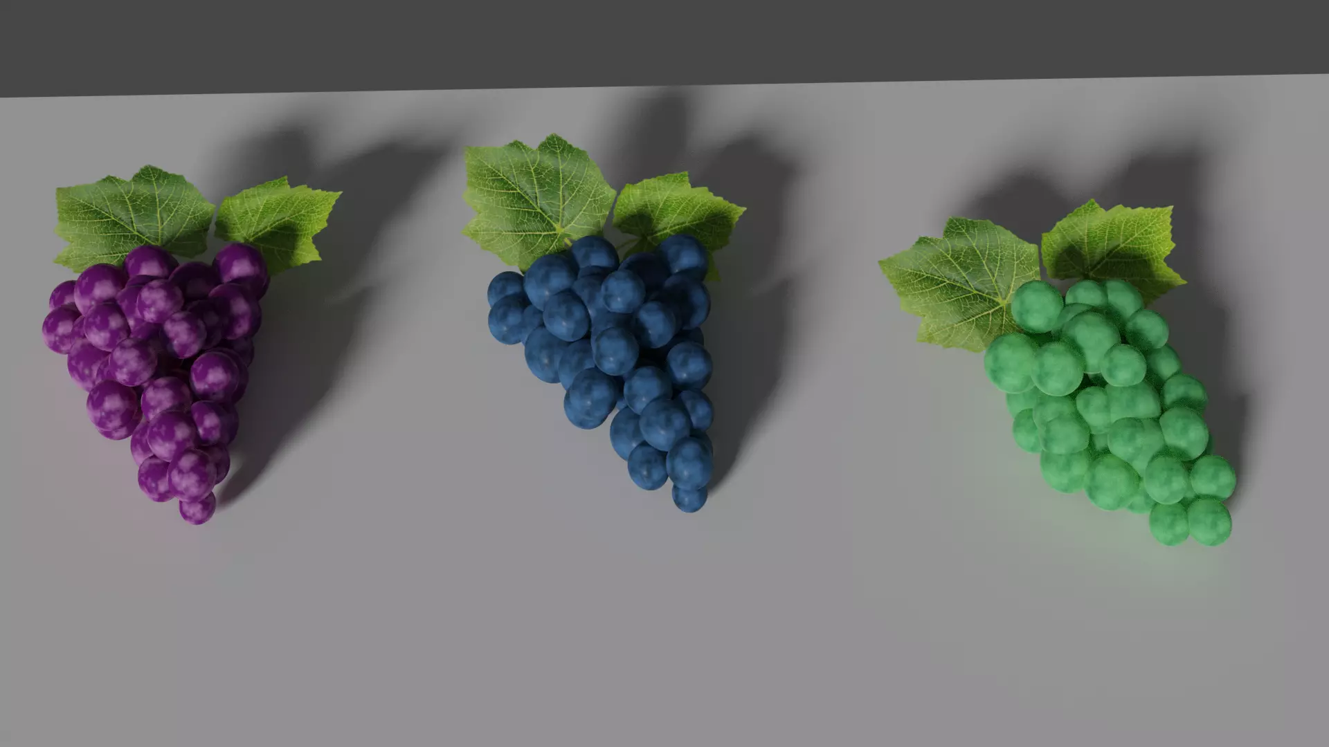 grape fruit Free low-poly 3D model