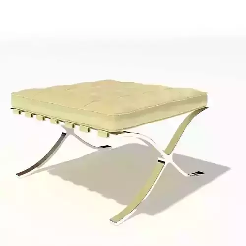 white modern stool 09 am45