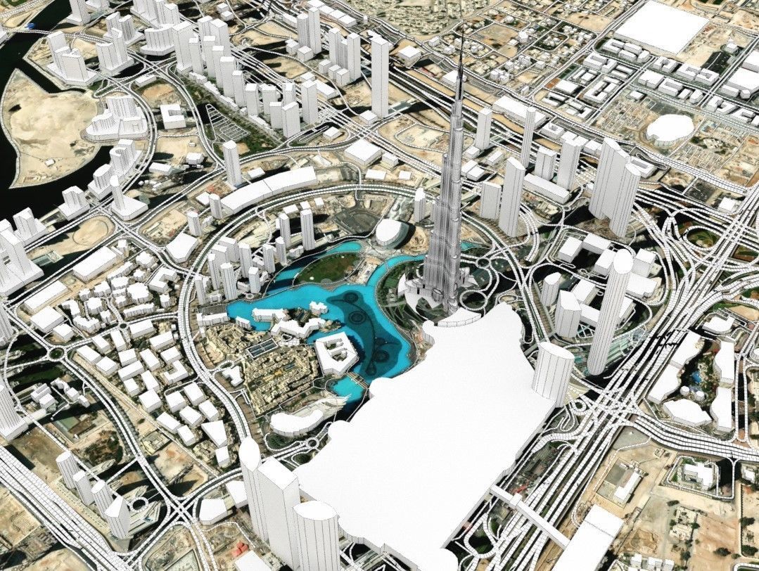 Business Bay Dubai United Arab Emirates 3D model_8