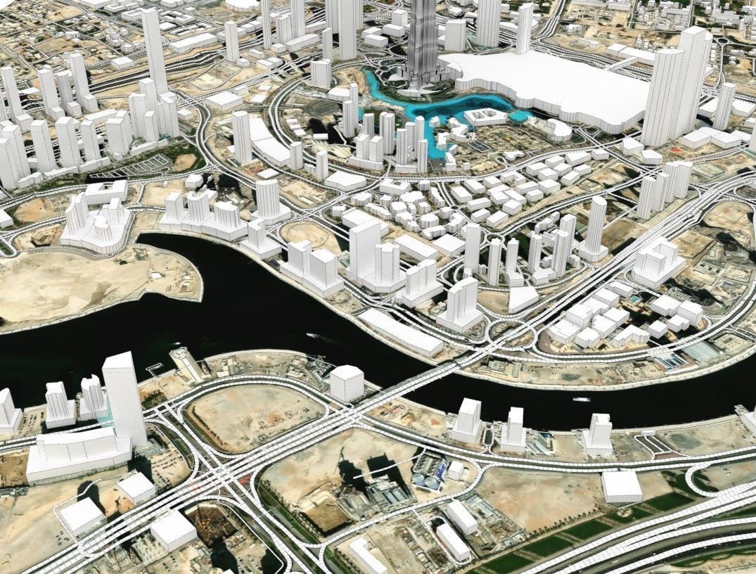 Business Bay Dubai United Arab Emirates 3D model_2