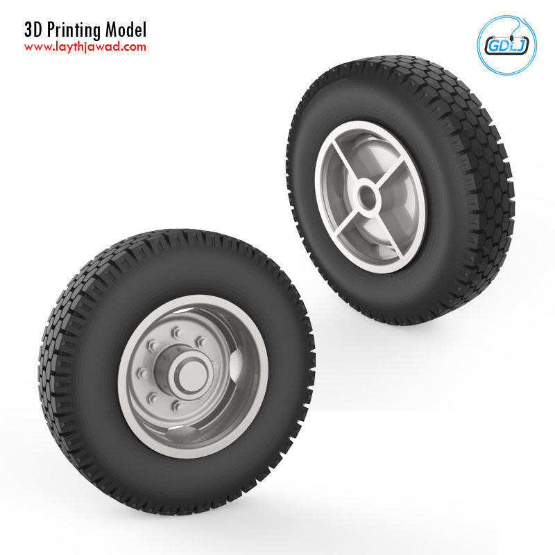 Tire Mold With Standard Wheels 3D print model_6